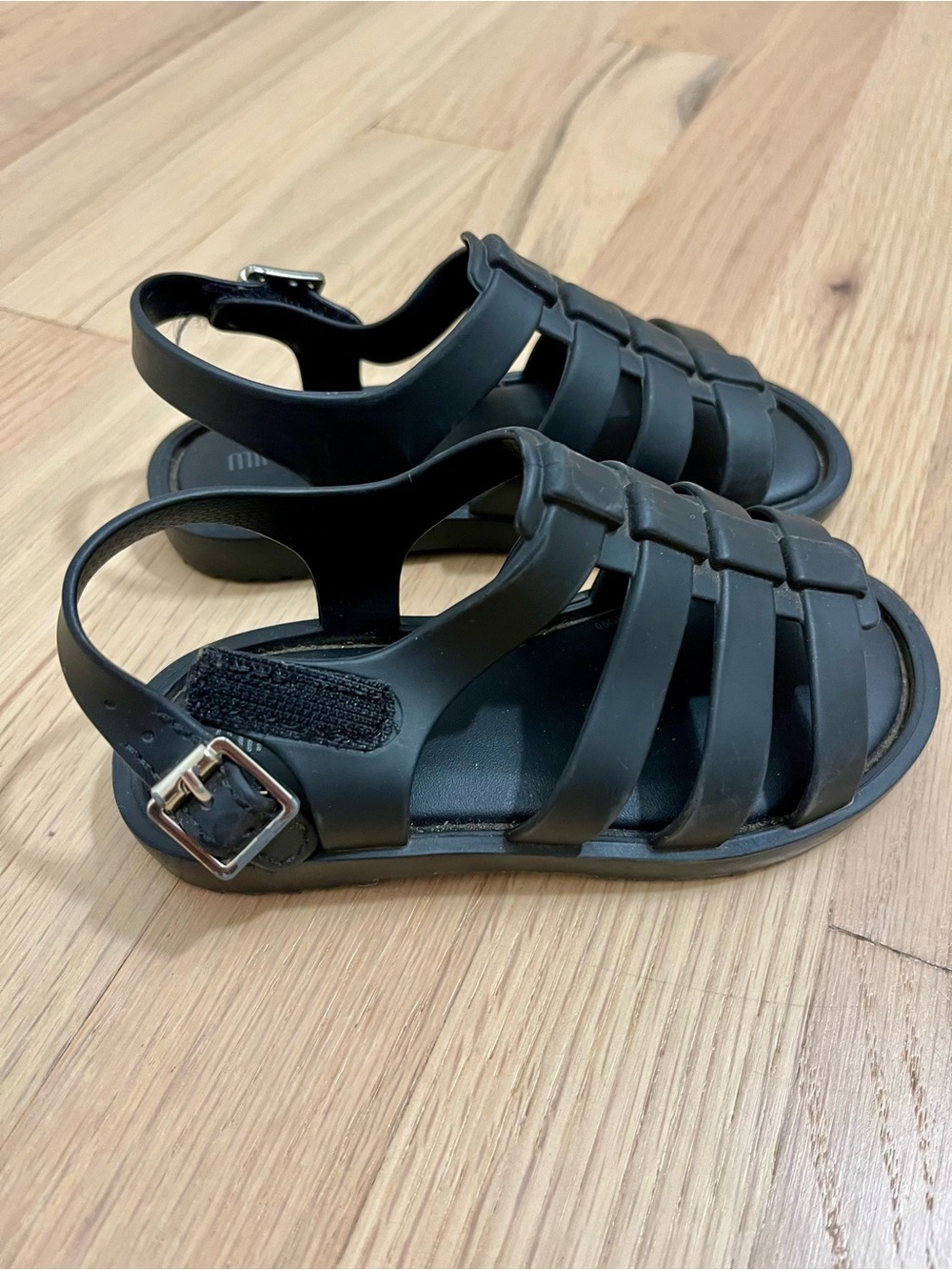 Melissa Kids Black Jelly Sandals Size 9